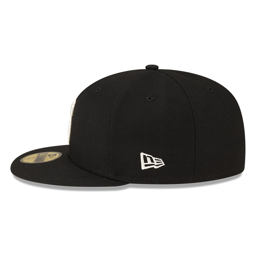 Seattle Mariners Black Steelheads 50 Seasons New Era 59FIFTY Fitted Hat