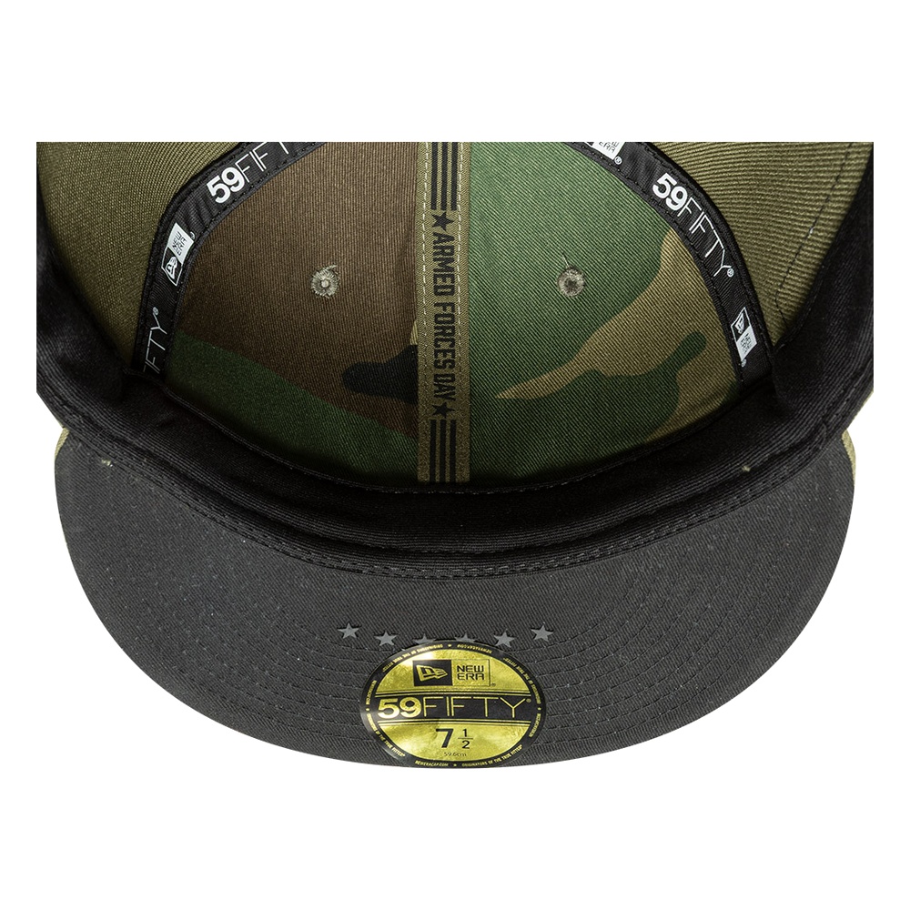 New York Mets Olive Green 2026 Armed Forces Day Era 59FIFTY Fitted Hat