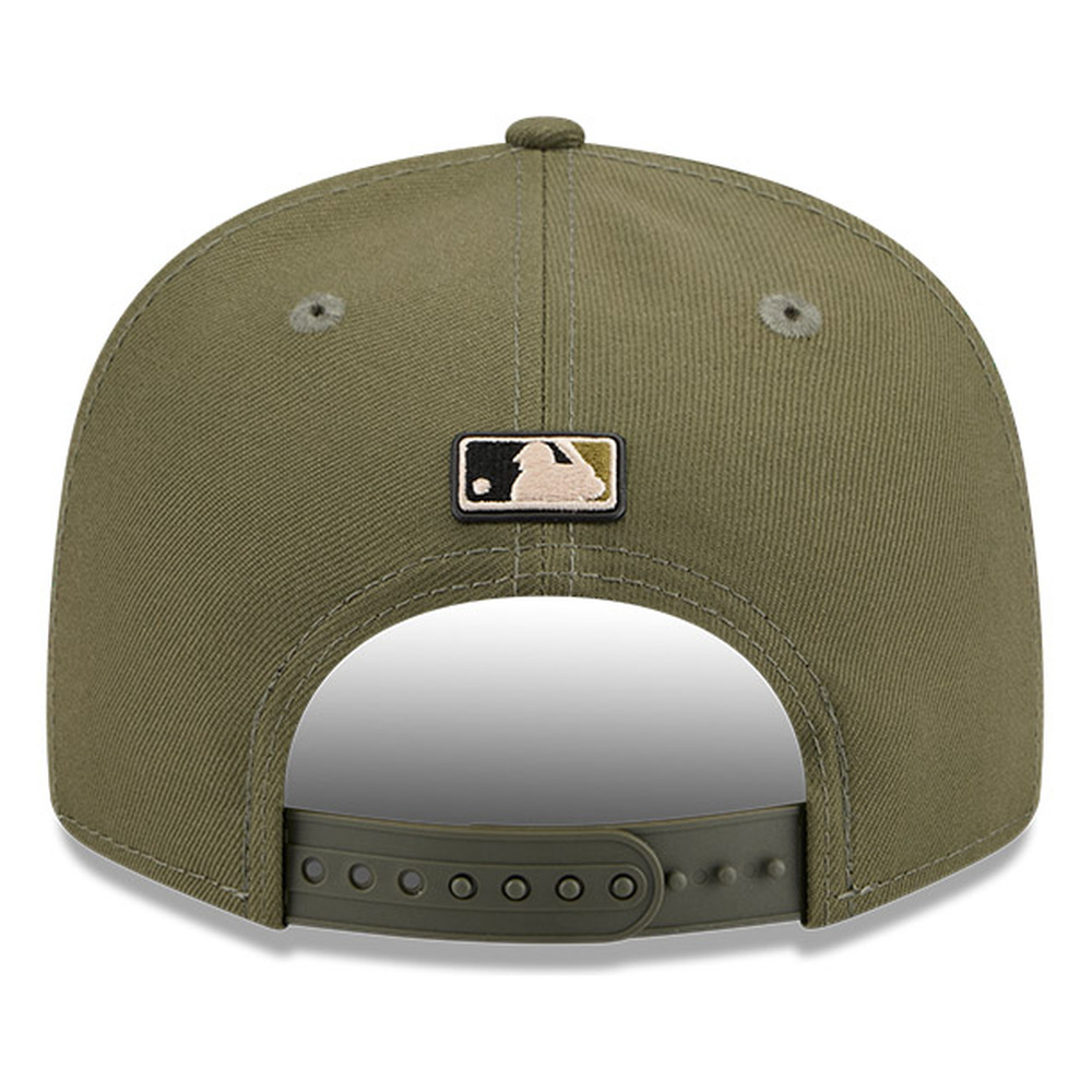 New York Mets Olive Green 2026 Armed Forces Day New Era 9FIFTY Snapback Hat