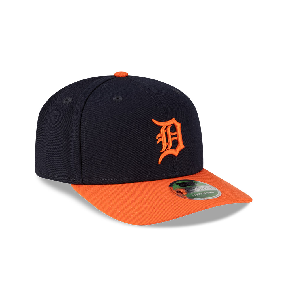 Detroit Tigers Navy and Orange Alternate Player Replica New Era 9SEVENTY Stretch Snapback Hat