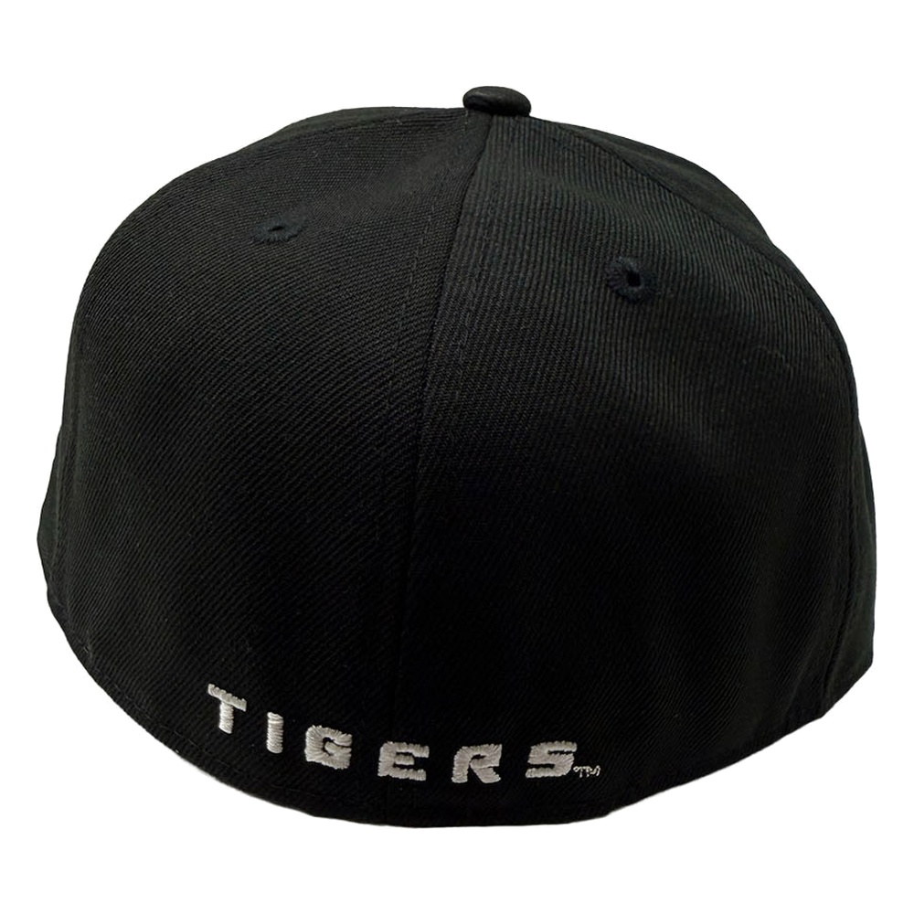 LSU Tigers Black and White Custom New Era 59FIFTY Fitted Hat