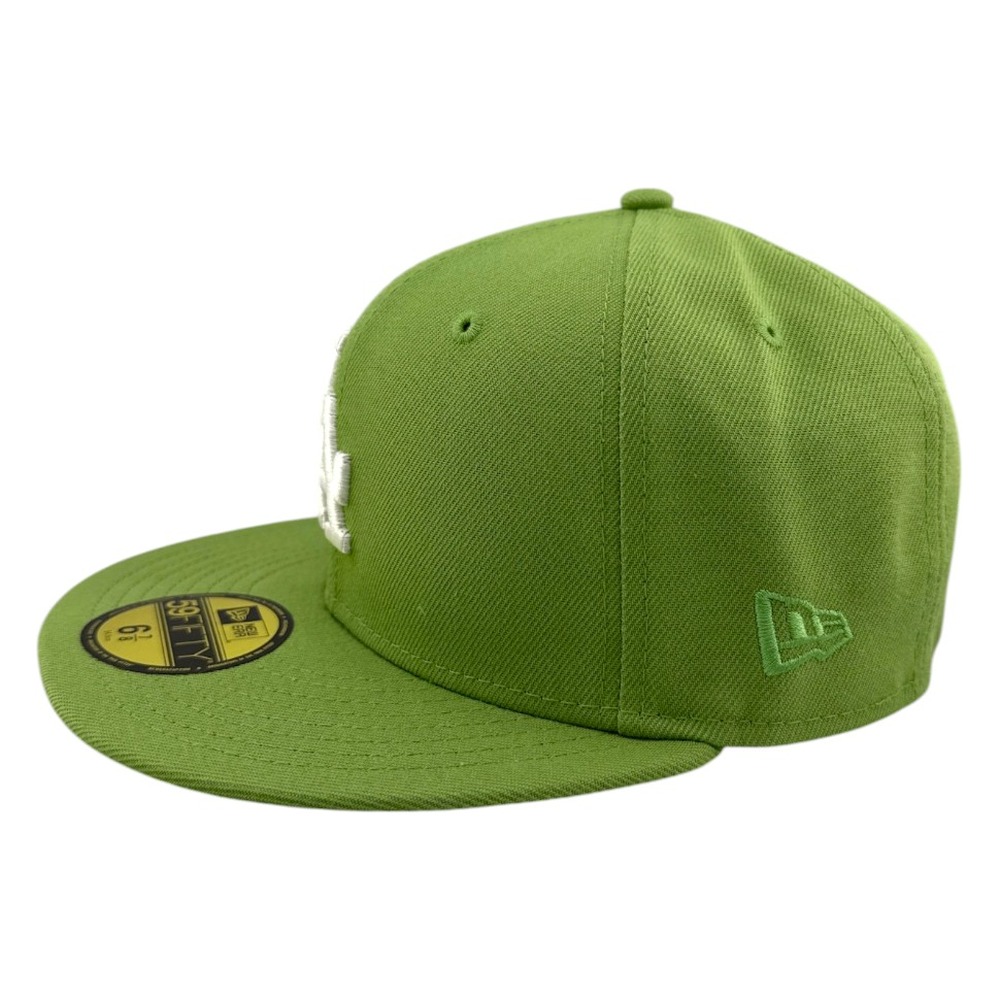 Los Angeles Dodgers Matcha Green 2024 World Series Patch Brown UV New Era 59FIFTY Fitted Hat