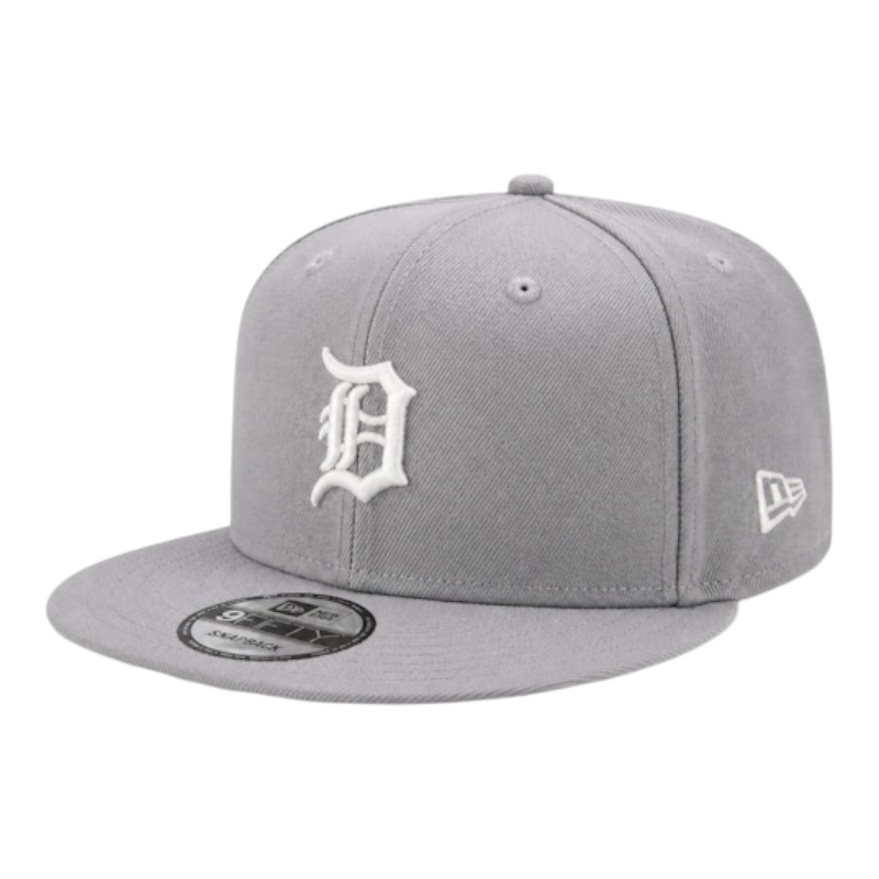 Detroit Tigers White on Gray with Kelly Green UV New Era 9FIFTY Snapback