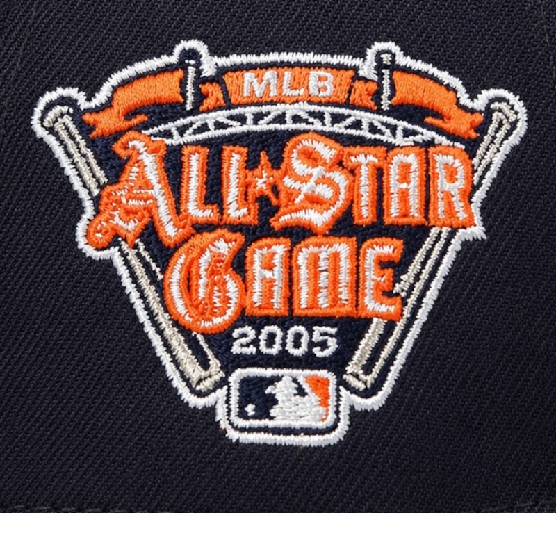 Detroit Tigers Orange on Navy 2005 ASG Patch New Era 9FIFTY A-Frame Snapback Hat
