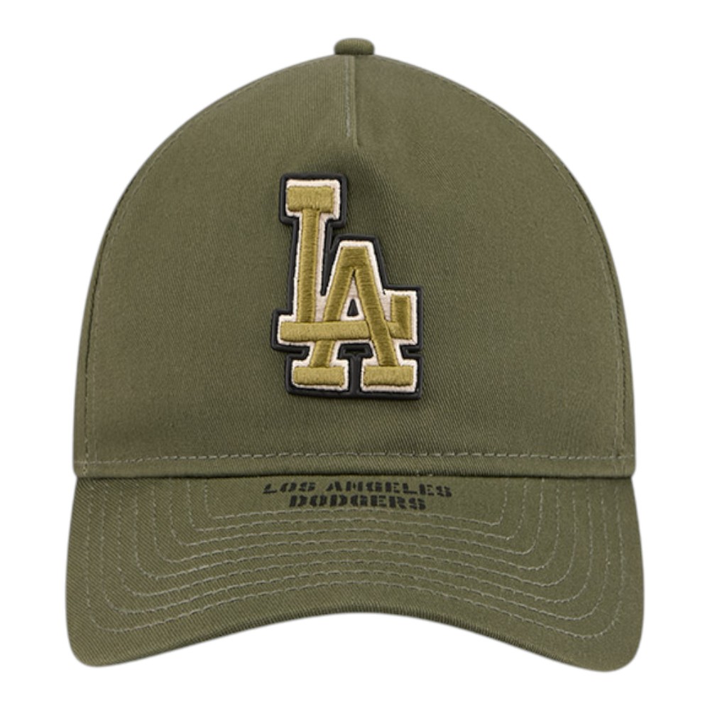 Los Angeles Dodgers Olive Green 2026 Armed Forces Day New Era 9TWENTY A-Frame Adjustable Hat