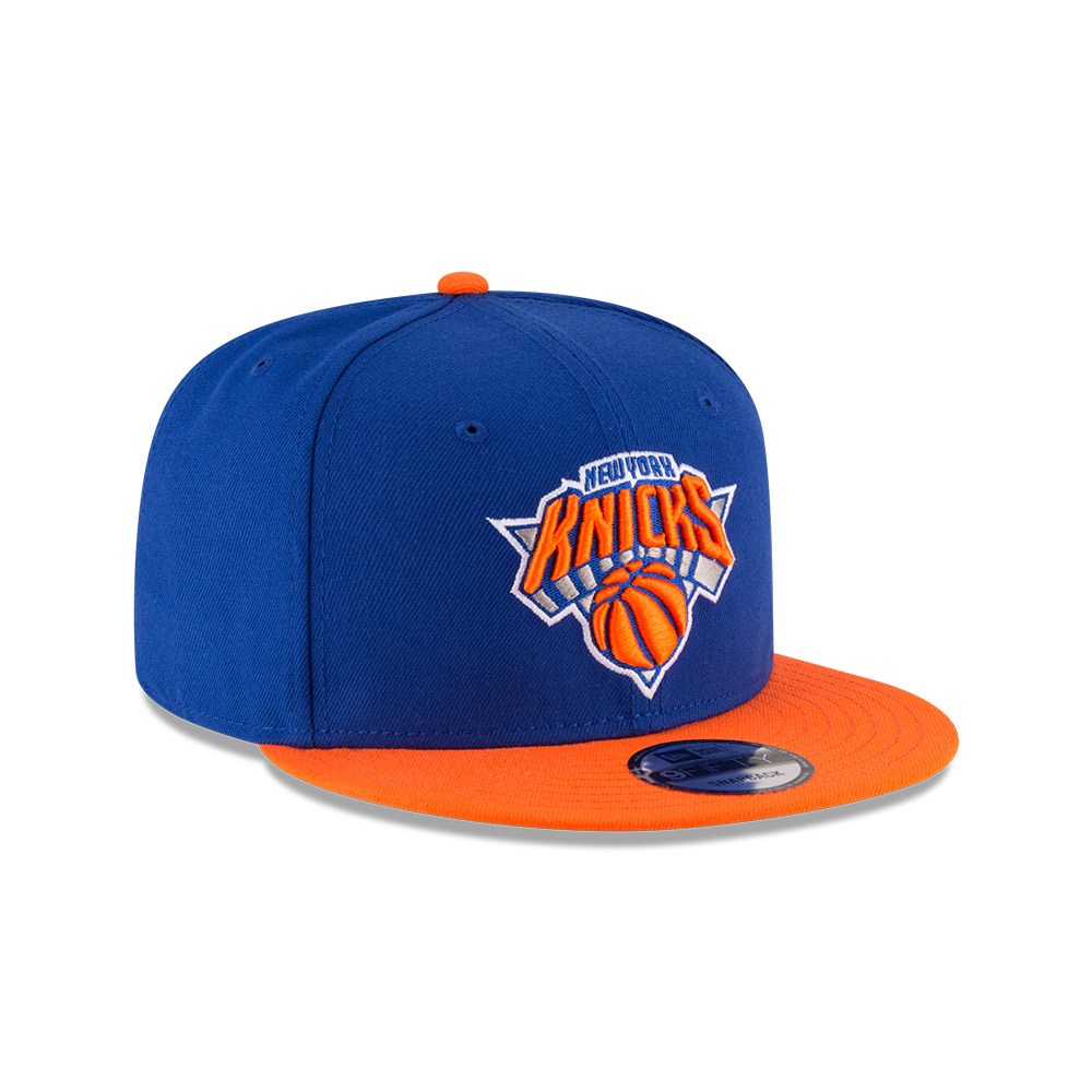 New York Knicks Royal and Orange New Era 9FIFTY Snapback Hat
