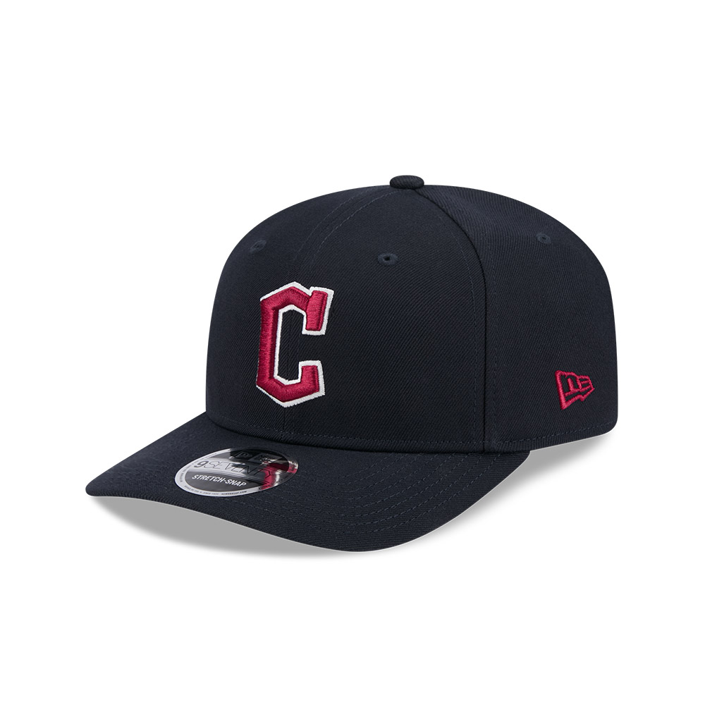 Cleveland Guardians Navy Classic New Era 9SEVENTY Stretch Snapback Hat