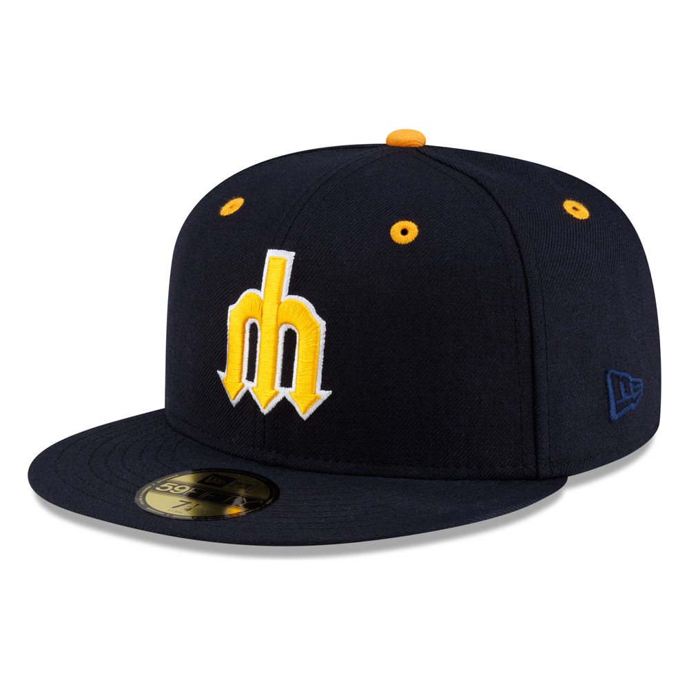 ト*ロ様 New Era Seattle Mariners 59FIFTY 2個 Seattle Mariners Navy Gold Cooperstown Trident New Era 59FIFTY
