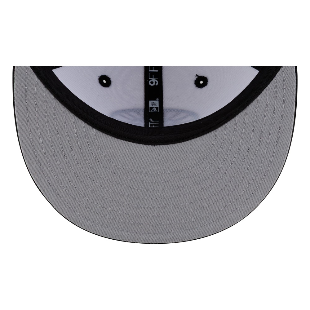 Seattle Mariners White Black Visor Circle Logo New Era 9FIFTY Snapback Hat