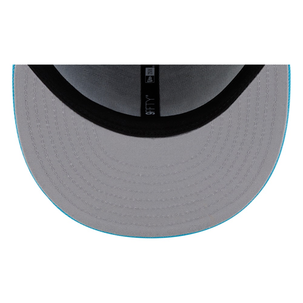 Seattle Mariners Black Vice Blue Visor Star Trident New Era 9FIFTY Snapback Hat