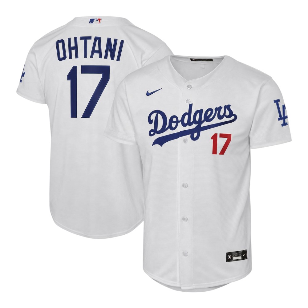 OHTANI Dodgers ユニフォーム Mサイズ Youth Los Angeles Dodgers Shohei Ohtani White Nike Home Stadium Jersey