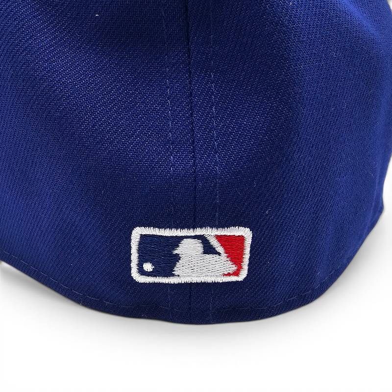 Los Angeles Dodgers Dark Royal Leon the Lab Back to Champs Patch Grey UV New Era 59FIFTY Fitted Hat