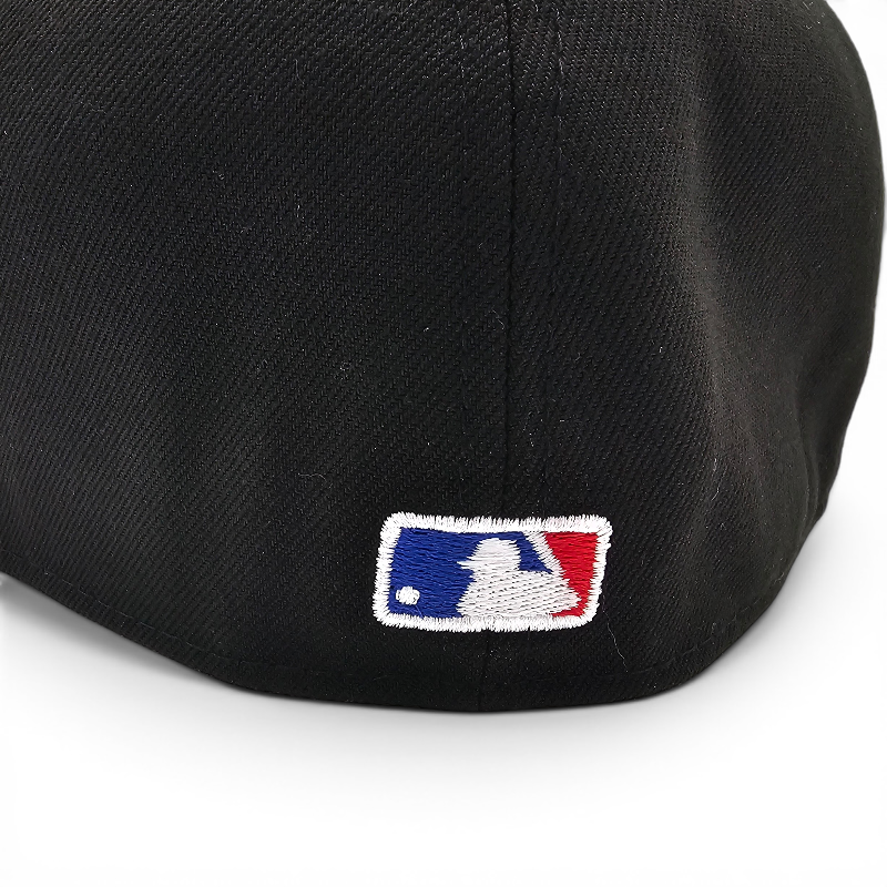Los Angeles Dodgers Black Leon the Lab Back to Shohei Ohtani Patch Green UV New Era 59FIFTY Fitted Hat