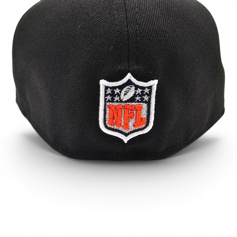 Denver Broncos Black Helmet Leon the Lab Supebowl 32 XXXII Patch Grey UV New Era 59FIFTY Fitted Hat