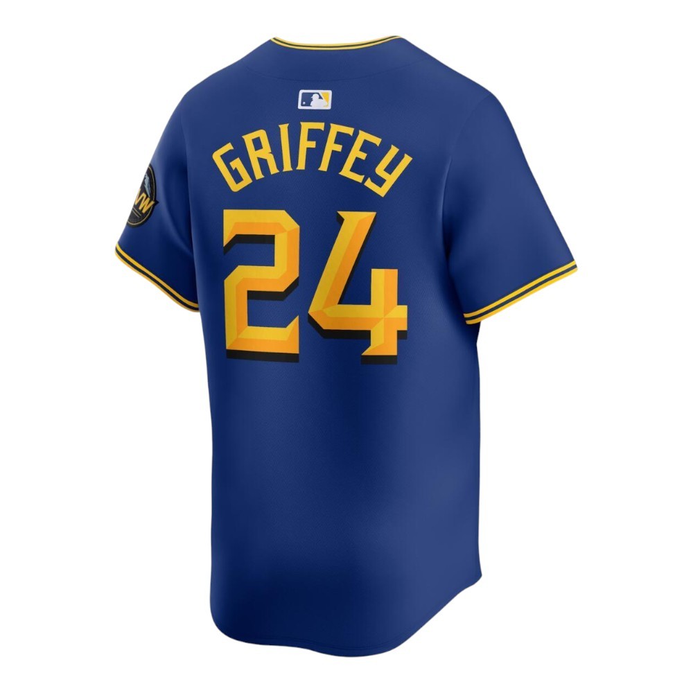 Seattle Mariners Ken Griffey Jr. Royal Blue City Connect Nike MLB Limited Jersey