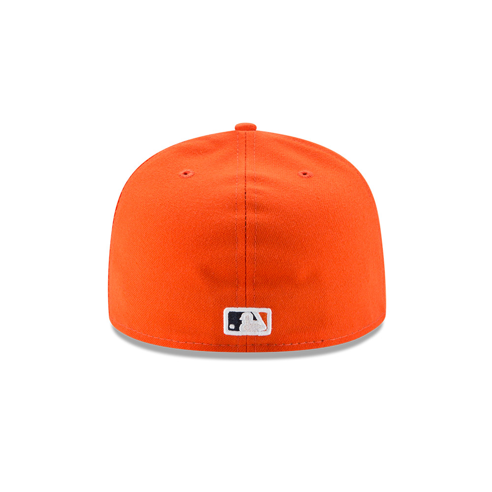 Houston Astros Orange and Navy Alternate Authentic Collection On-Field New Era 59FIFTY Fitted Hat