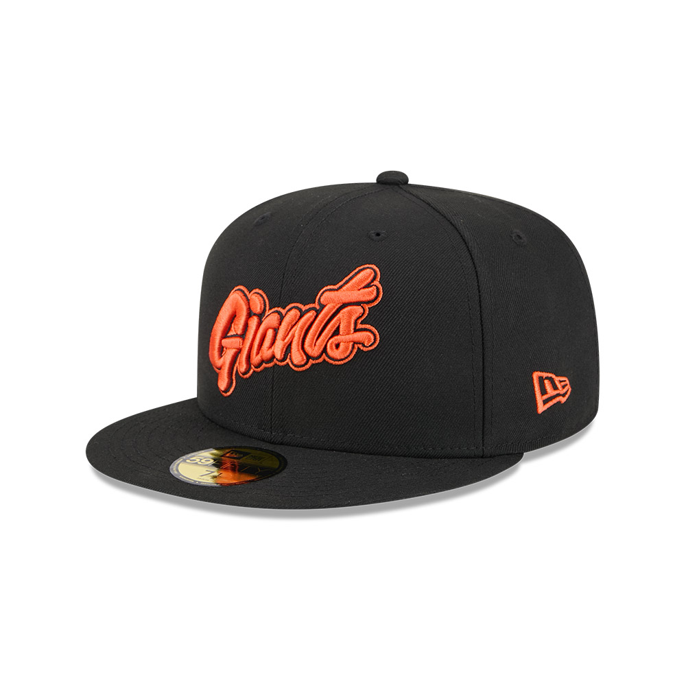 San Francisco Giants Black Wordmark City Connect 59FIFTY Fitted Hat