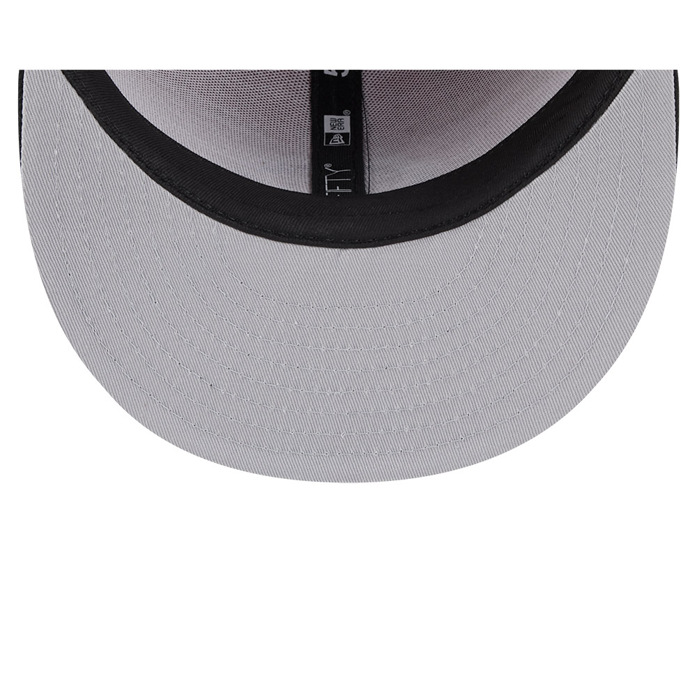 Cincinnati Reds White Red and Black Pinstripe 59FIFTY Fitted Hat