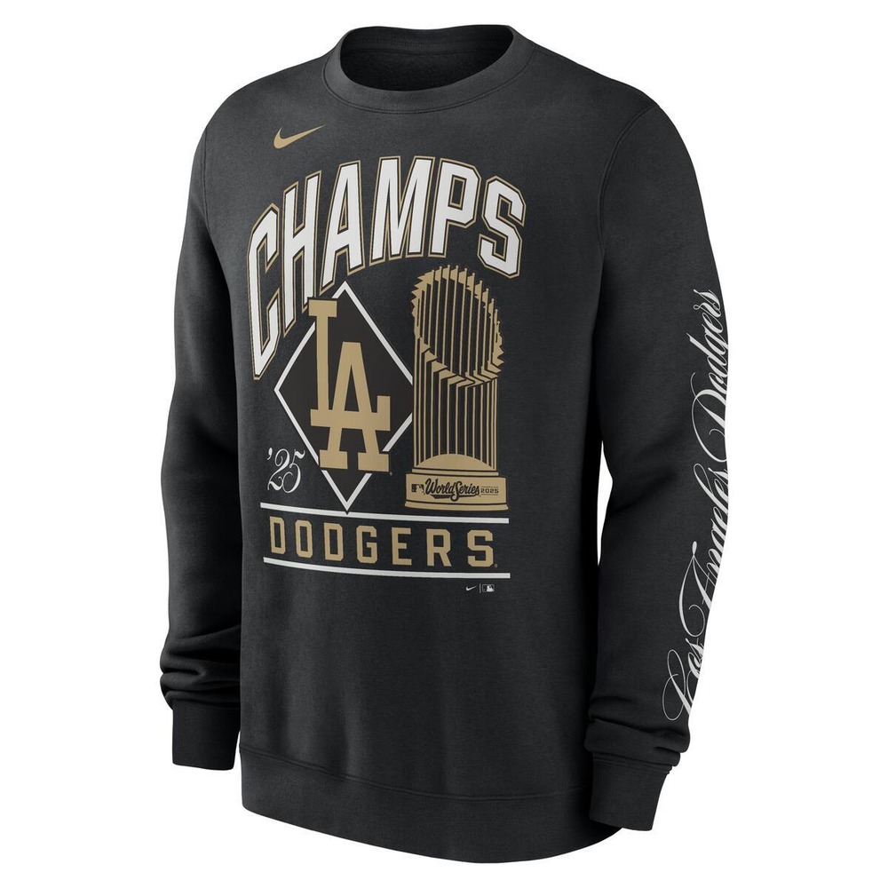 Los Angeles Dodgers Black 2026 Gold Collection Fleece Pullover Sweatshirt