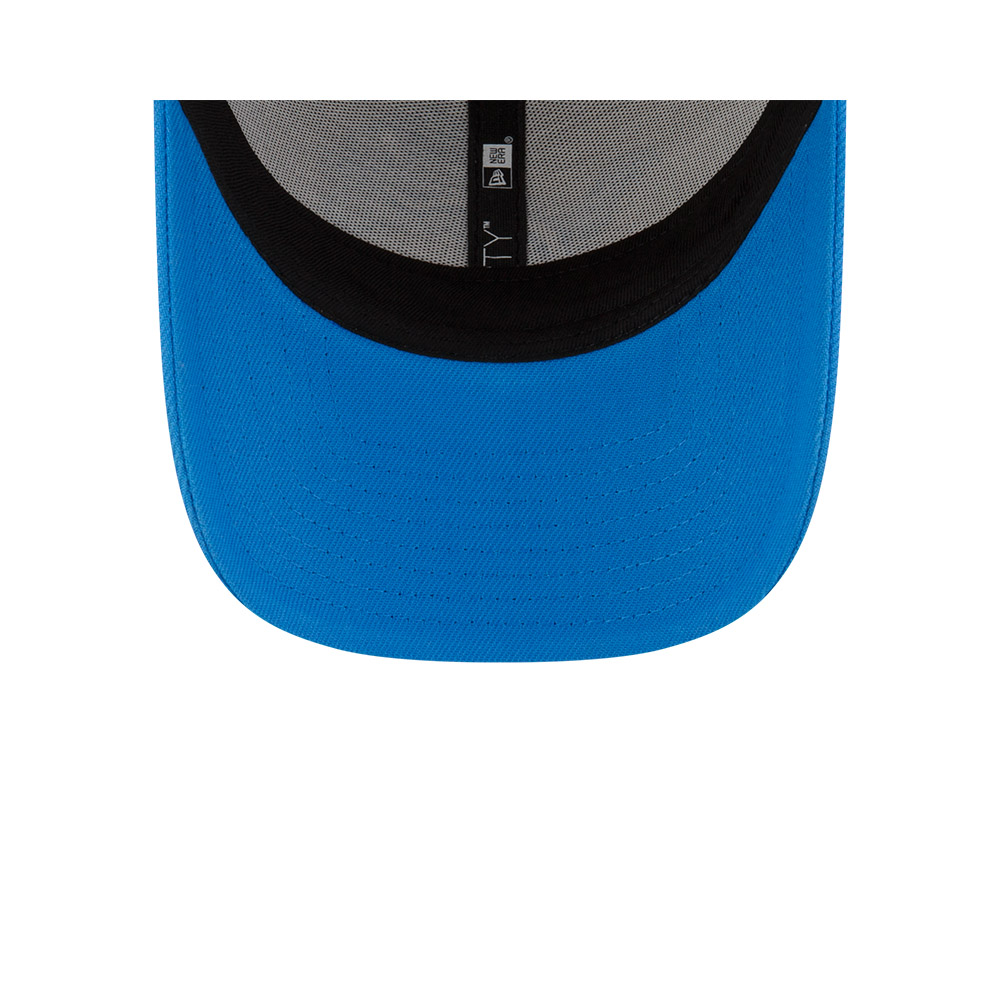 Youth Detroit Lions Gray and Blue New Era 9FORTY Adjustable Hat