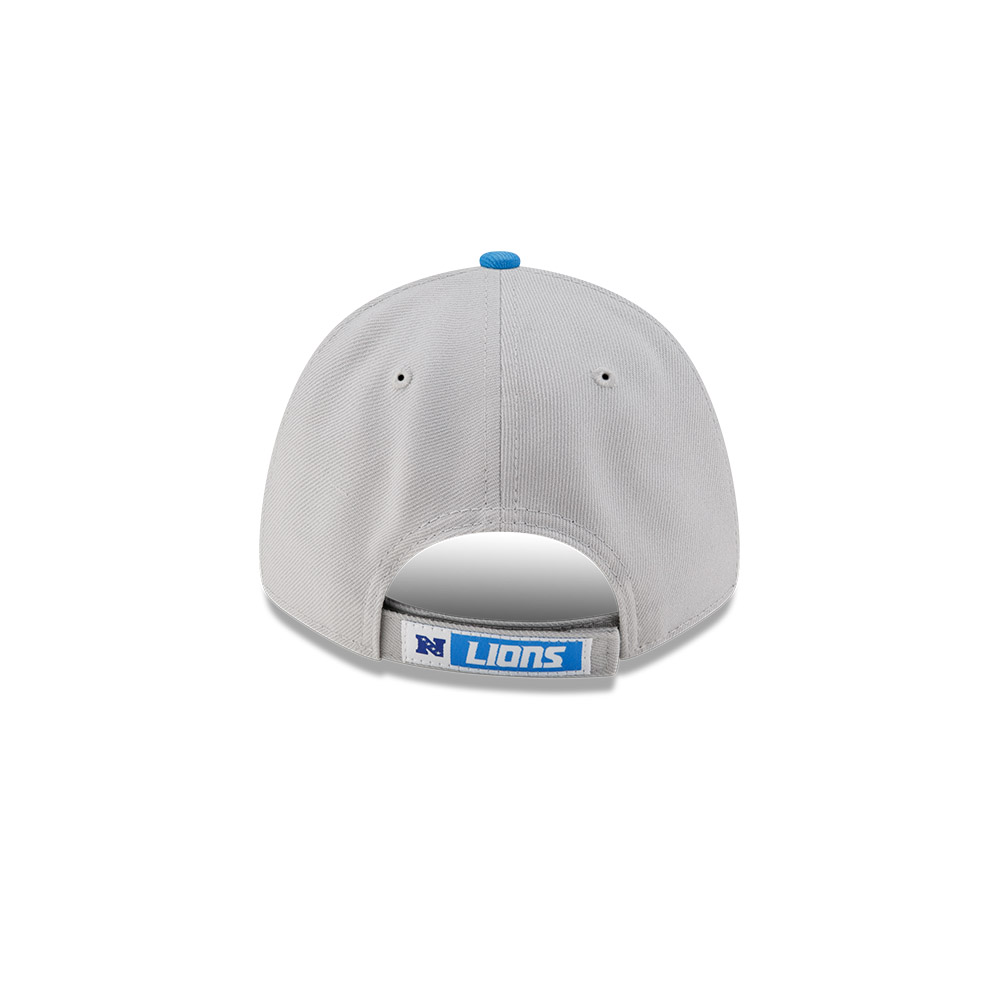 Youth Detroit Lions Gray and Blue New Era 9FORTY Adjustable Hat