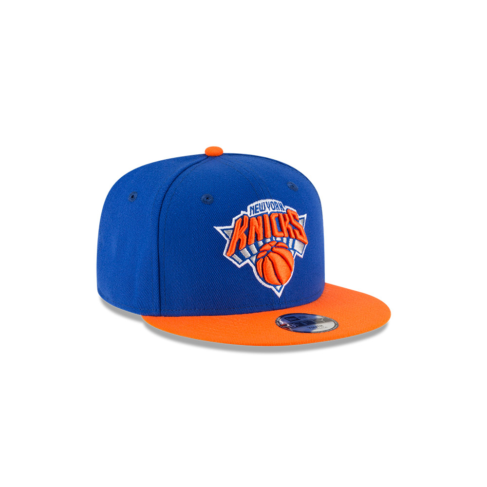 Youth New York Knicks Royal and Orange Two Tone New Era 9FIFTY Snapback Hat