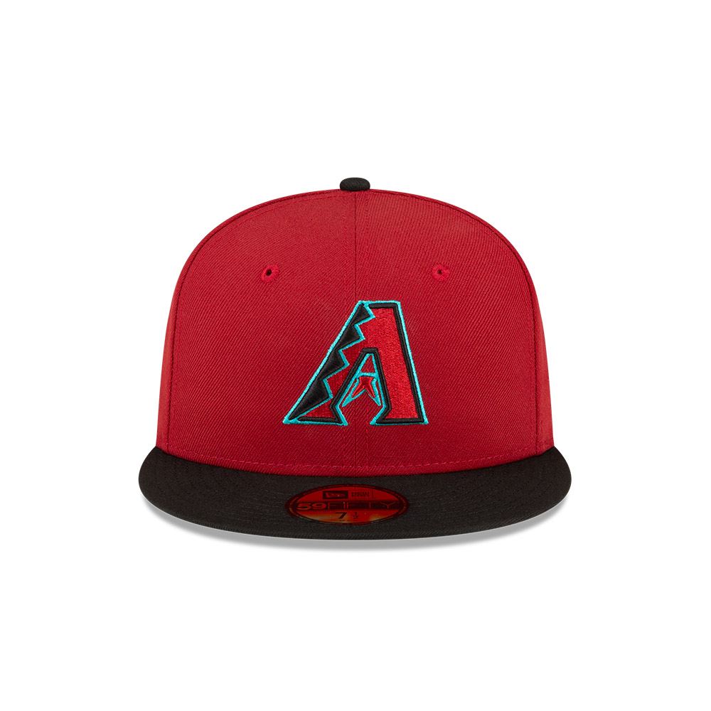 Youth Arizona Diamonbacks Red and Black Authentic Collection On-Field Game New Era 59FIFTY Fitted Hat