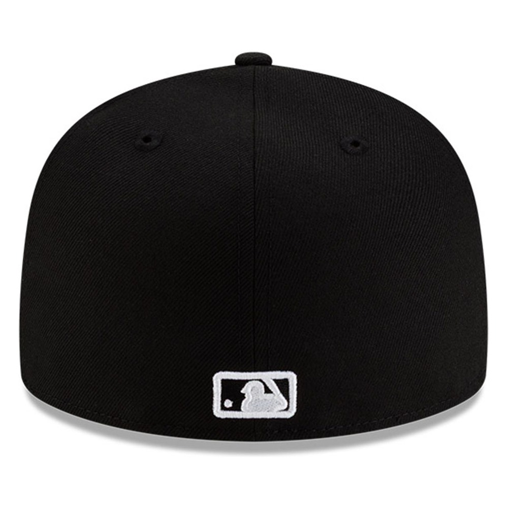 St. Louis Cardinals Black and White Basic New Era 59FIFTY Fitted Hat