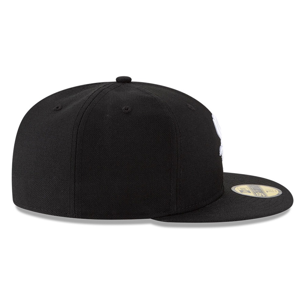 Chicago White Sox Black Wool New Era 59FIFTY Fitted Hat