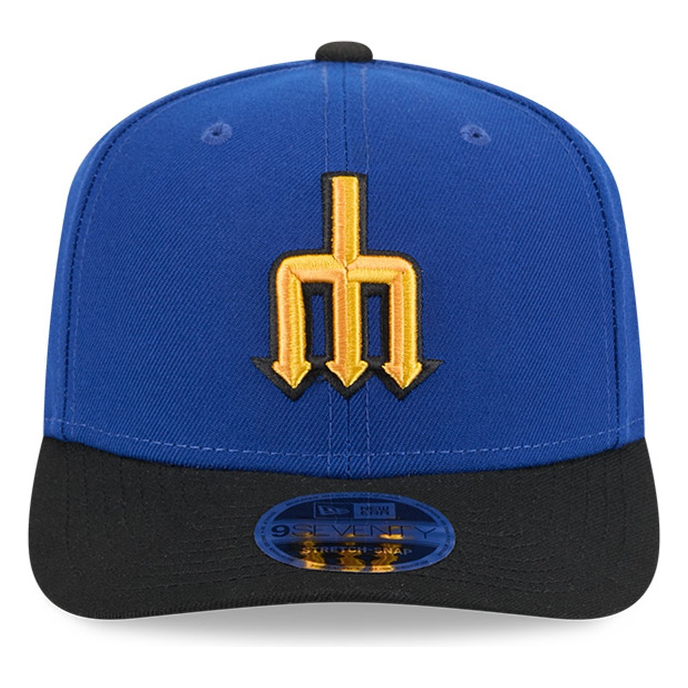 Seattle Mariners Royal Blue City Connect New Era 9SEVENTY Stretch-Snap Hat
