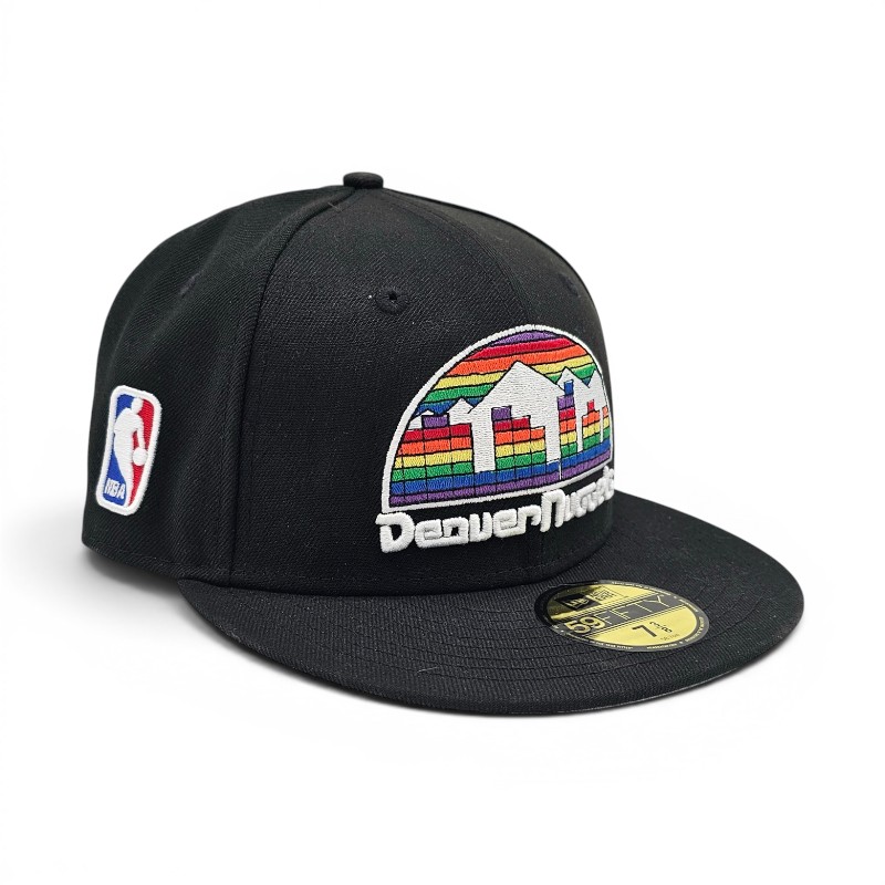 Denver Nuggets Black Leon the Lab HWC Grey UV New Era 59FIFTY Fitted Hat