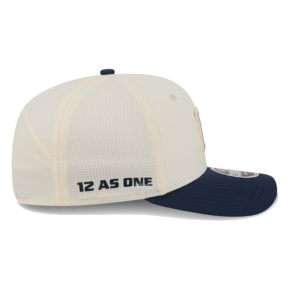 Seattle Seahawks Cream and Navy 2026 NFL Training Camp New Era 9SEVENTY Adjustable Hat