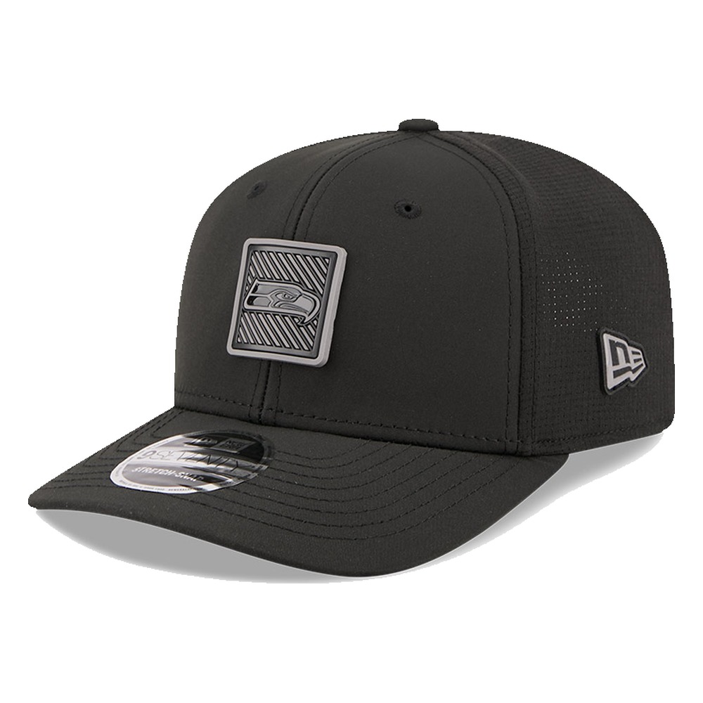 Seattle Seahawks Black 2026 NFL Training Camp New Era 9SEVENTY Adjustable Hat