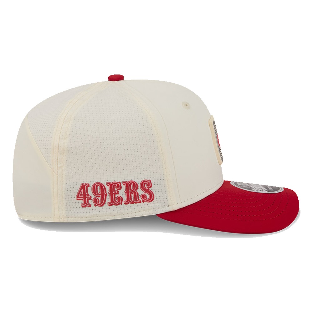 San Francisco 49ers Cream and Scarlet 2026 NFL Training Camp New Era 9SEVENTY Adjustable Hat