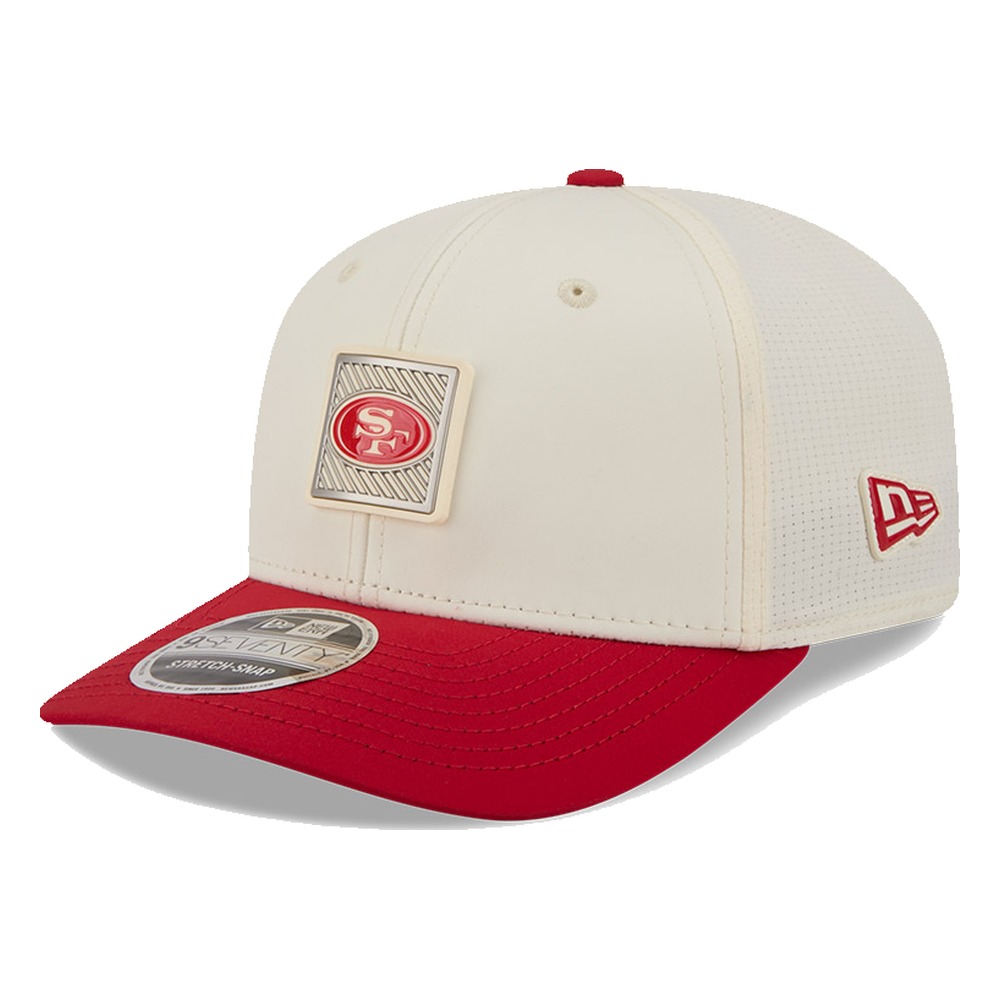 San Francisco 49ers Cream and Scarlet 2026 NFL Training Camp New Era 9SEVENTY Adjustable Hat