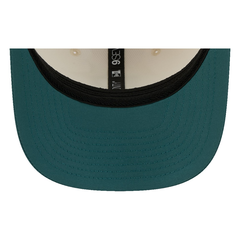 Philadelphia Eagles Cream and Midnight Green 2026 NFL Training Camp New Era 9SEVENTY Adjustable Hat