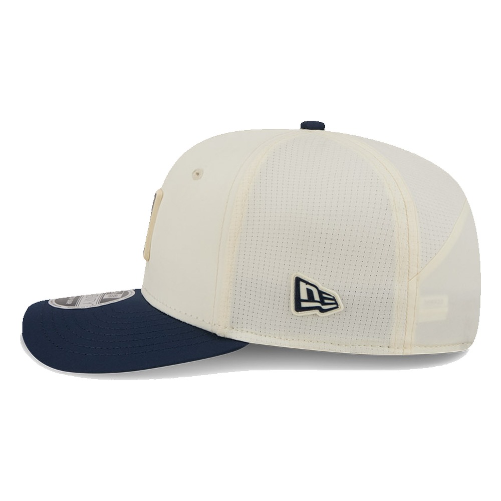 New England Patriots Cream and Navy 2026 NFL Training Camp New Era 9SEVENTY Adjustable Hat