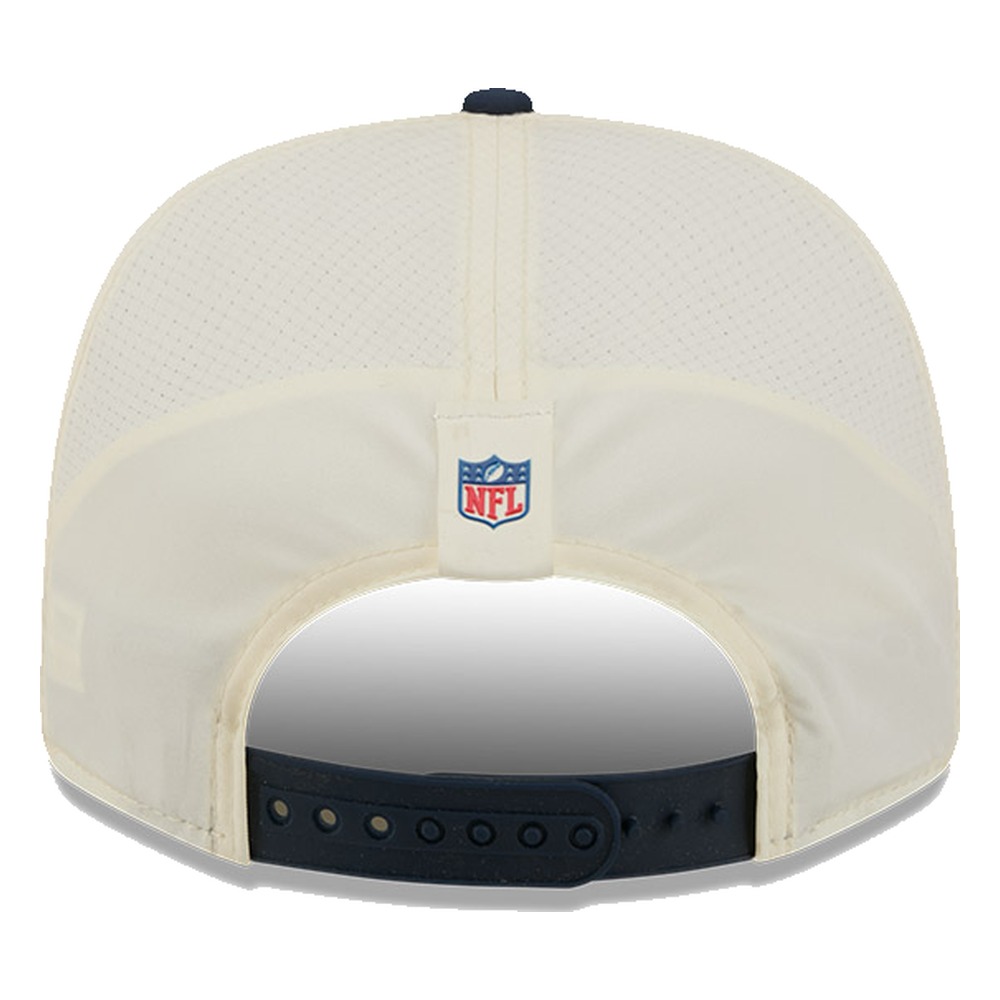 New England Patriots Cream and Navy 2026 NFL Training Camp New Era 9SEVENTY Adjustable Hat