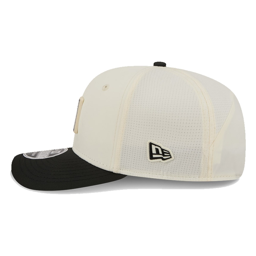 Las Vegas Raiders Cream and Black 2026 NFL Training Camp New Era 9SEVENTY Adjustable Hat