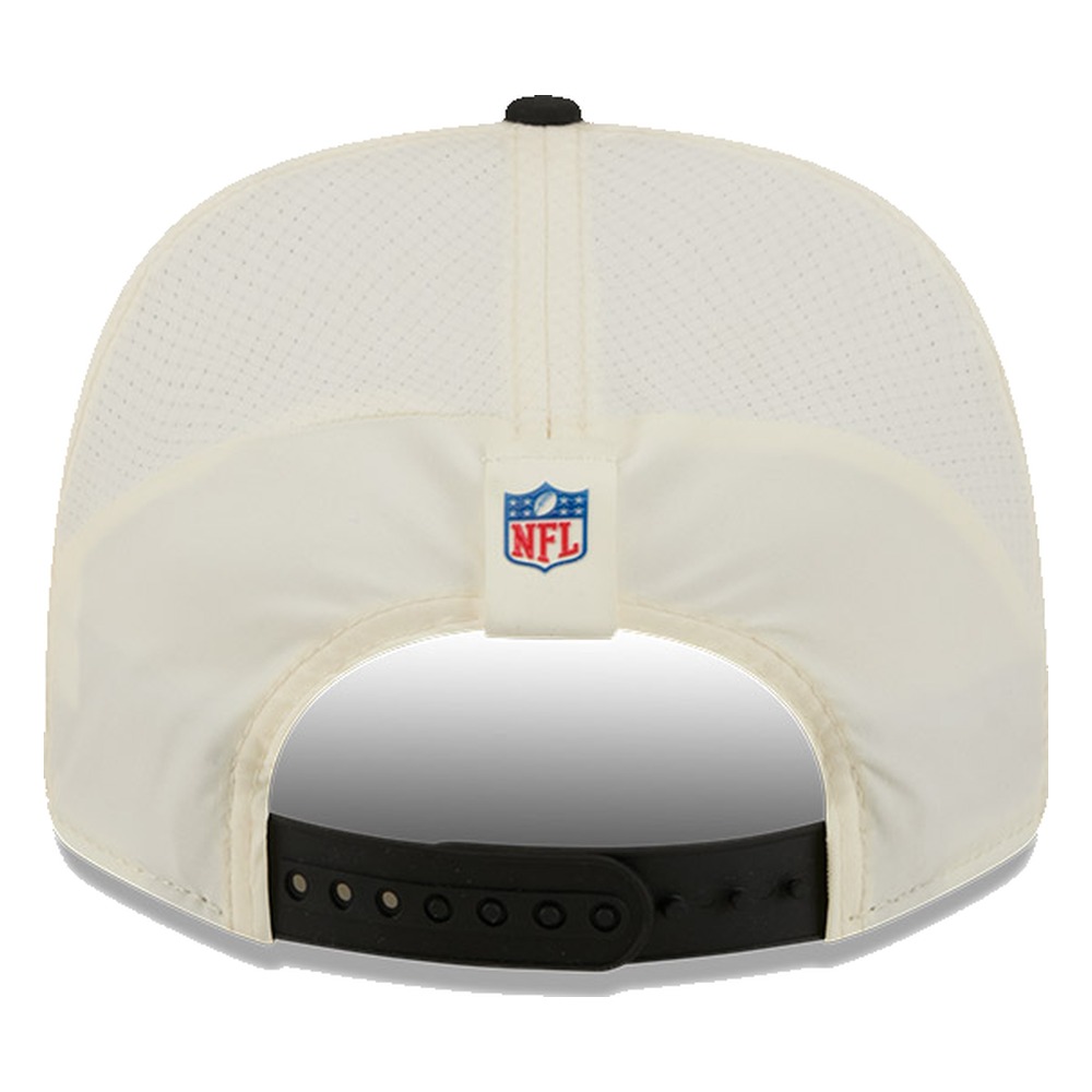 Las Vegas Raiders Cream and Black 2026 NFL Training Camp New Era 9SEVENTY Adjustable Hat