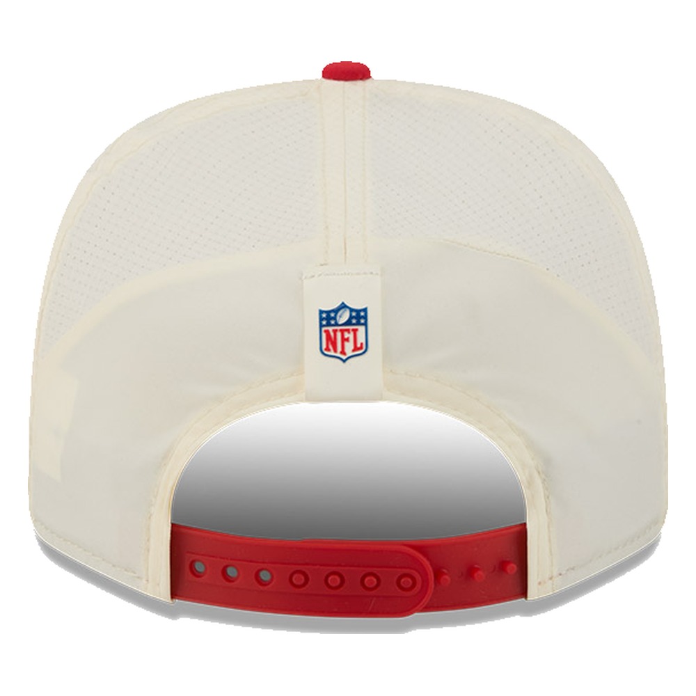 Kansas City Chiefs Cream and Red 2026 NFL Training Camp New Era 9SEVENTY Adjustable Hat