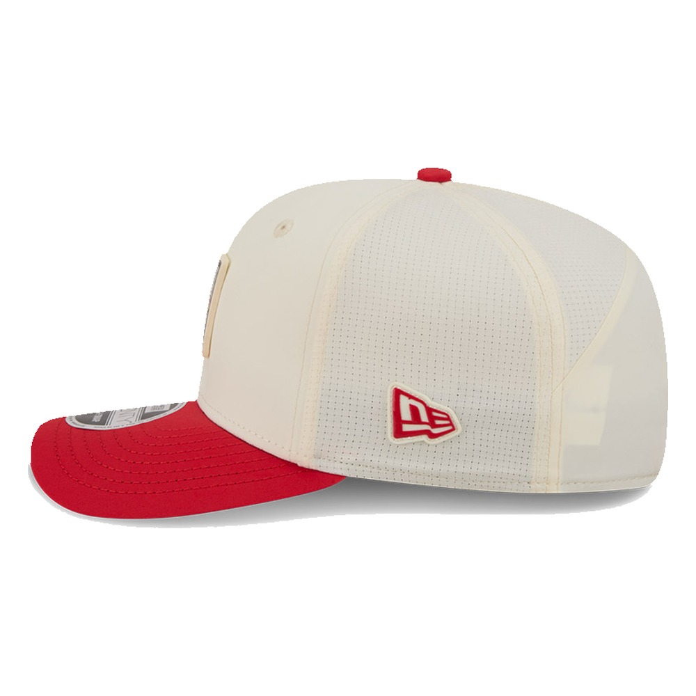 Kansas City Chiefs Cream and Red 2026 NFL Training Camp New Era 9SEVENTY Adjustable Hat
