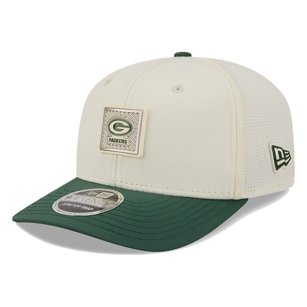 Green Bay Packers Cream and Green 2026 NFL Training Camp New Era 9SEVENTY Adjustable Hat