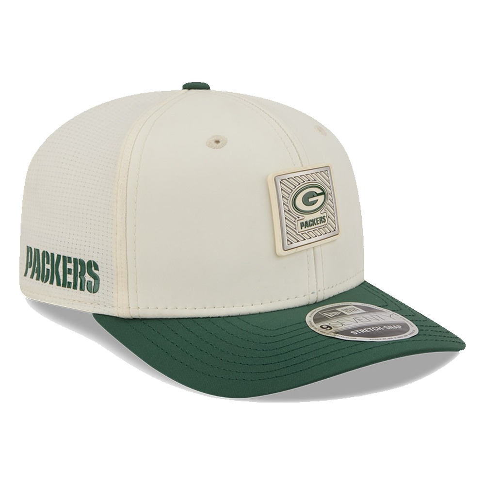 Green Bay Packers Cream and Green 2026 NFL Training Camp New Era 9SEVENTY Adjustable Hat