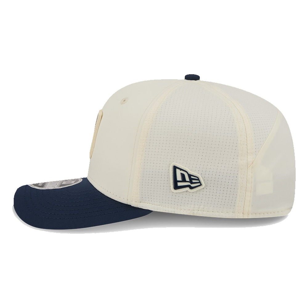 Denver Broncos Cream and Navy 2026 NFL Training Camp New Era 9SEVENTY Adjustable Hat