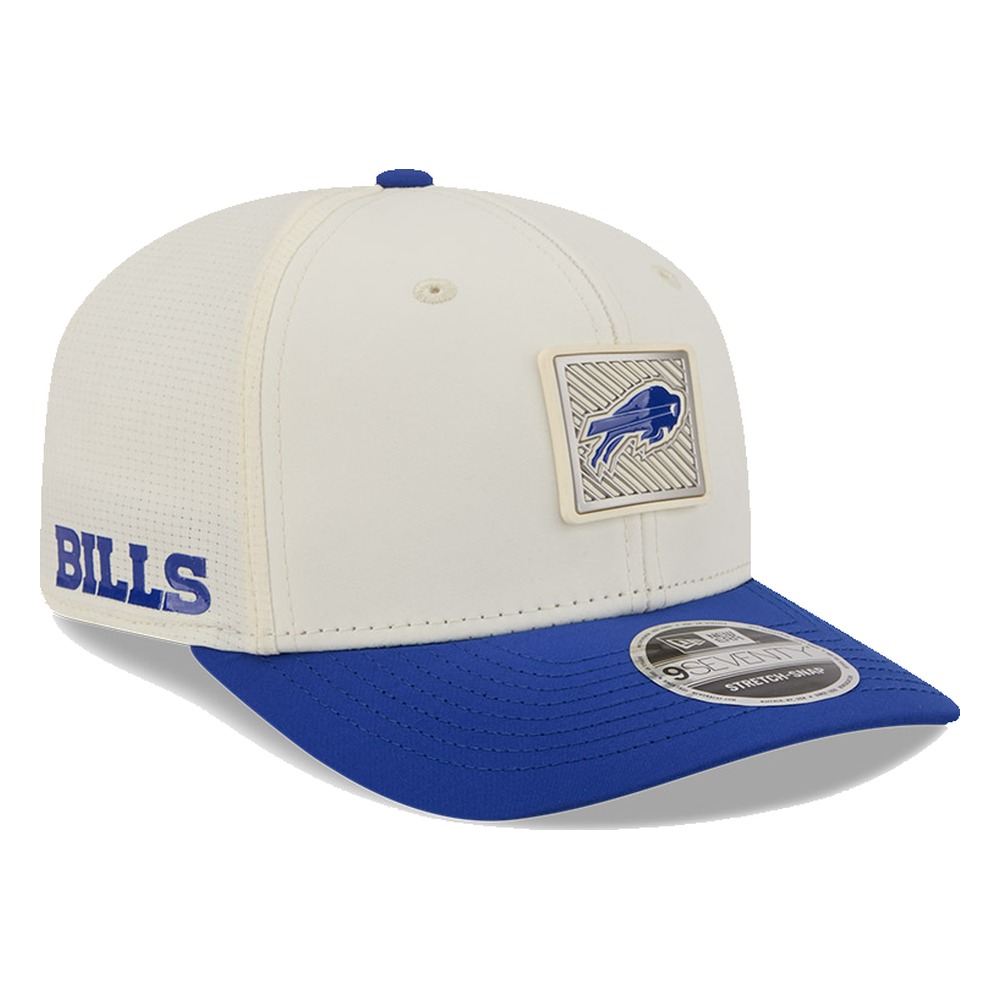 Buffalo Bills Cream and Royal Blue 2026 NFL Training Camp New Era 9SEVENTY Adjustable Hat
