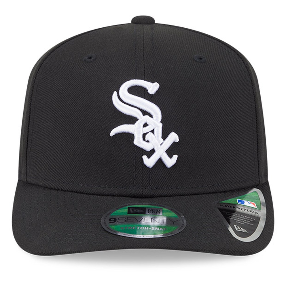 Chicago White Sox Black Player Replica New Era 9SEVENTY Adjustable Hat