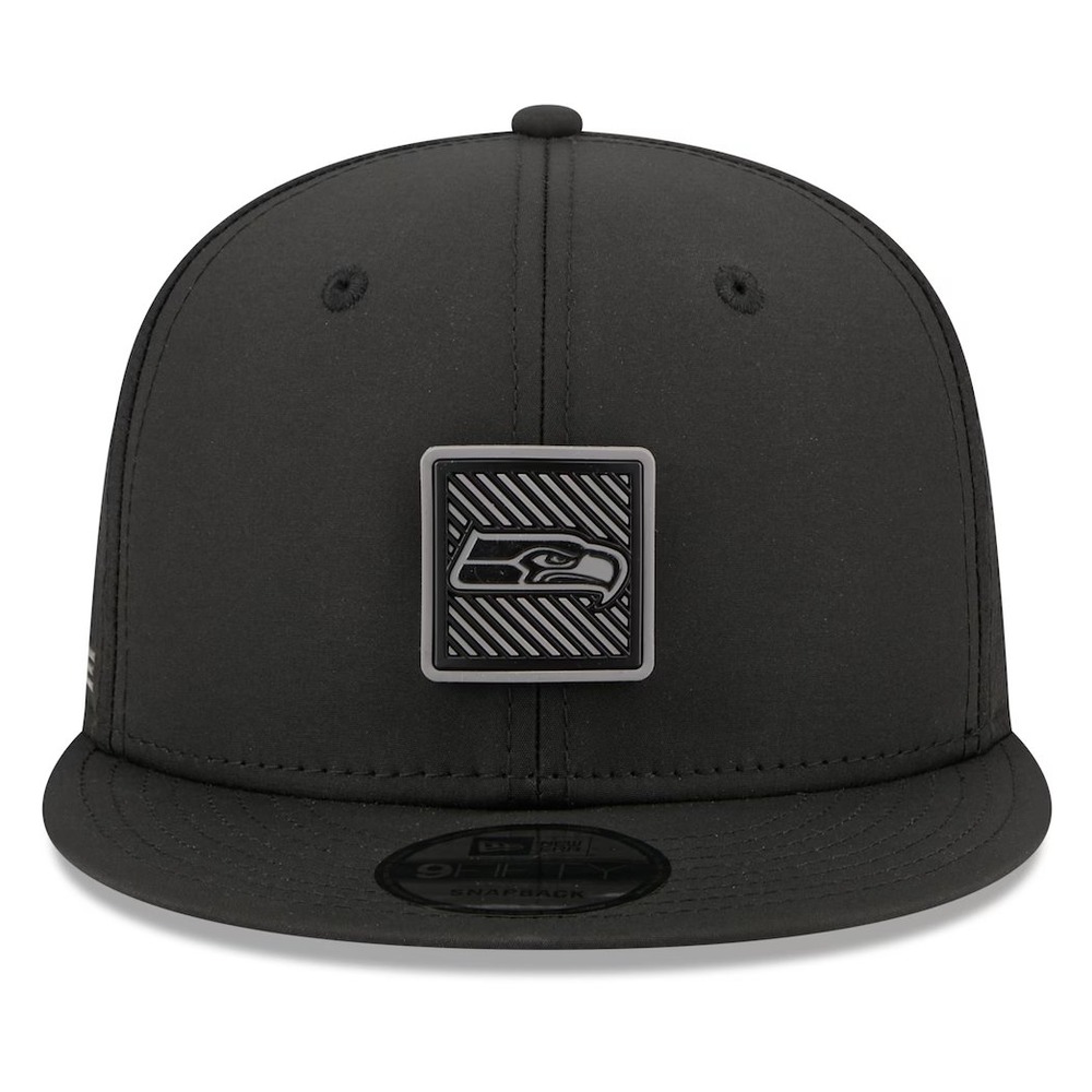 Seattle Seahawks Black 2026 NFL Training Camp New Era 9FIFTY Adjustable Hat