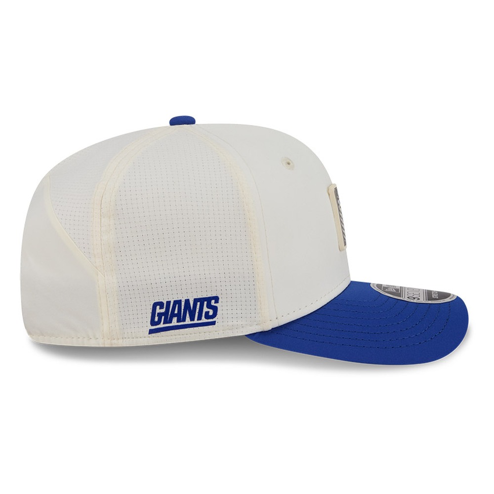 New York Giants Cream and Royal Blue 2026 NFL Training Camp New Era 9SEVENTY Adjustable Hat