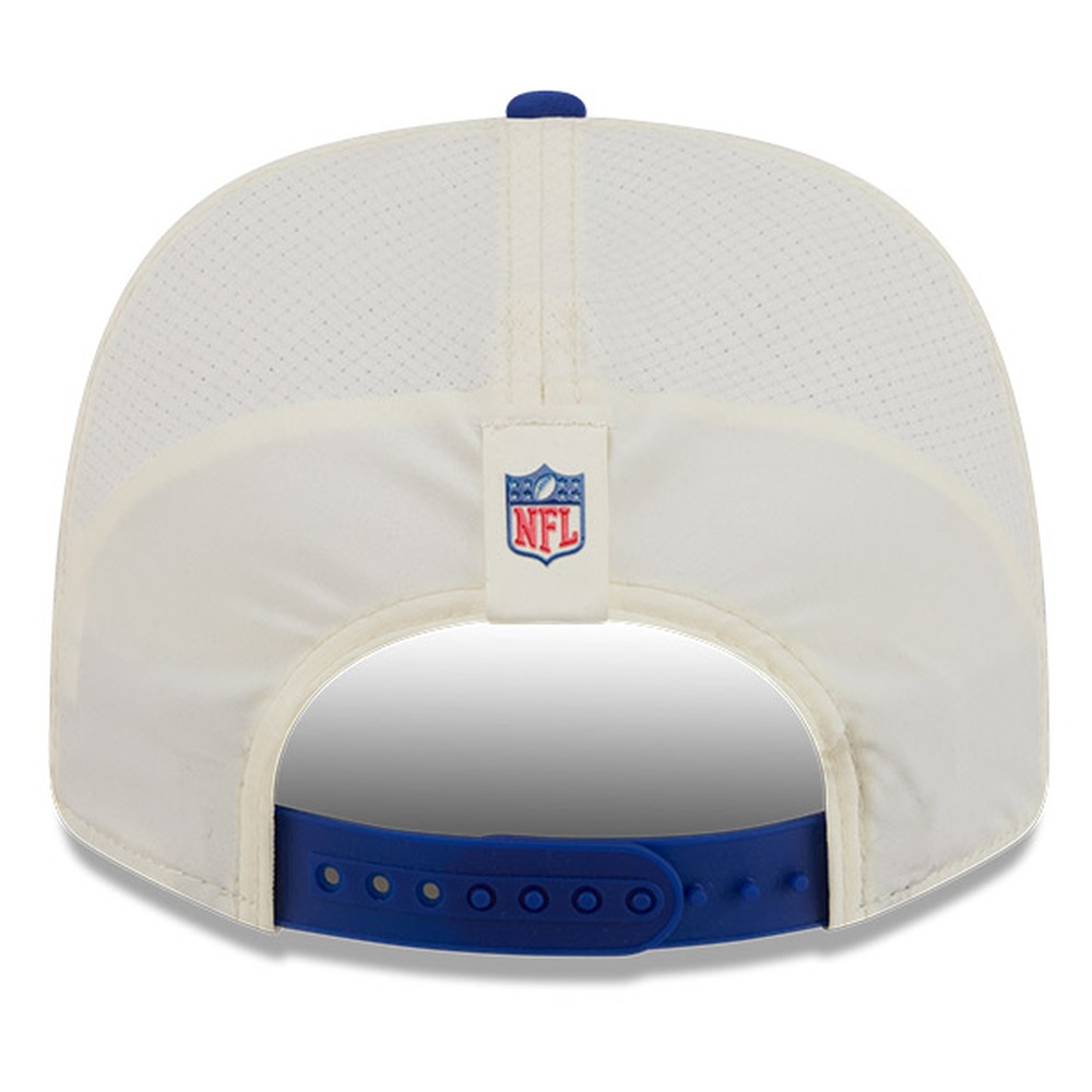 New York Giants Cream and Royal Blue 2026 NFL Training Camp New Era 9SEVENTY Adjustable Hat